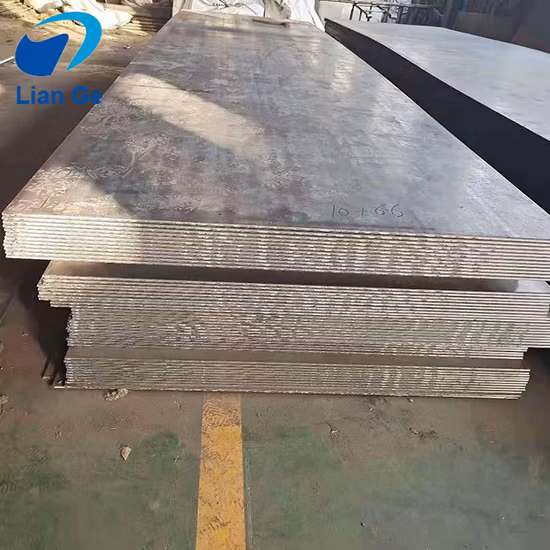 Materiale da costruzione Costruzione in lamiera di acciaio ad alta resistenza Laminato a caldo Lamiera di acciaio dolce MS ASTM Lamiere di acciaio metallico ad alto tenore di carbonio Piastra di acciaio al carbonio laminata a caldo a freddo